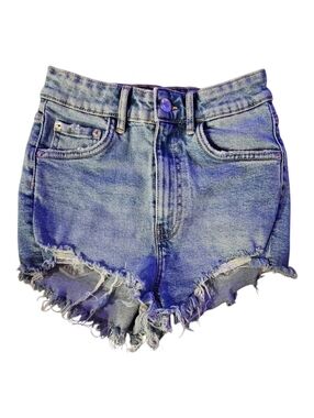 Zara Distressed Denim Cutoff Shorts